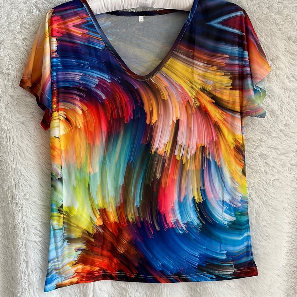 Art Deco Rainbow Shirt